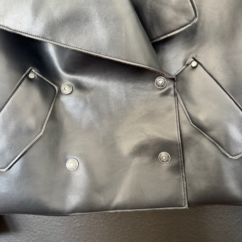 Free People Alexis Vegan Leather Jacket - Picture 4 of 8